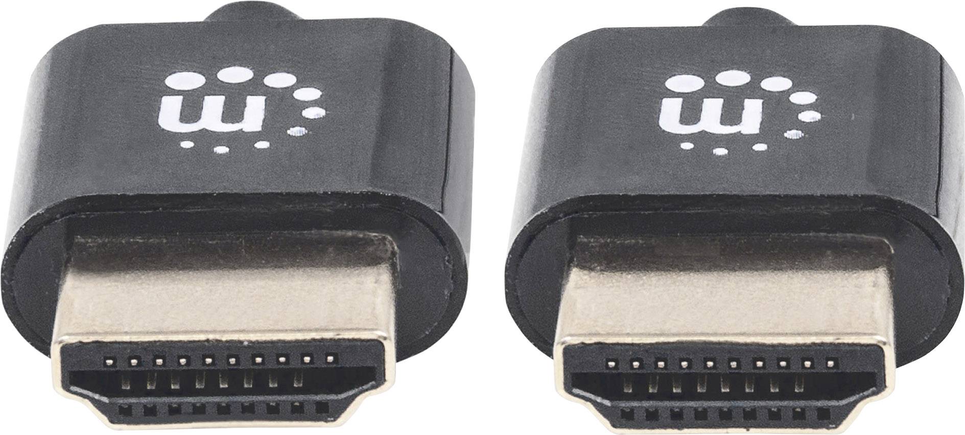 Twee zwarte HDMI-adapters met gouden aansluitingen naast elkaar.