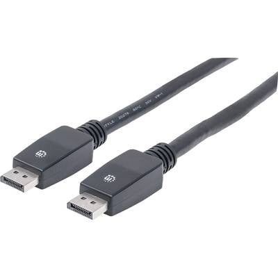 Manhattan 354110 DisplayPort-kabel DisplayPort Aansluitkabel DisplayPort-stekker, DisplayPort-stekker 5.00 m Zwart Folie