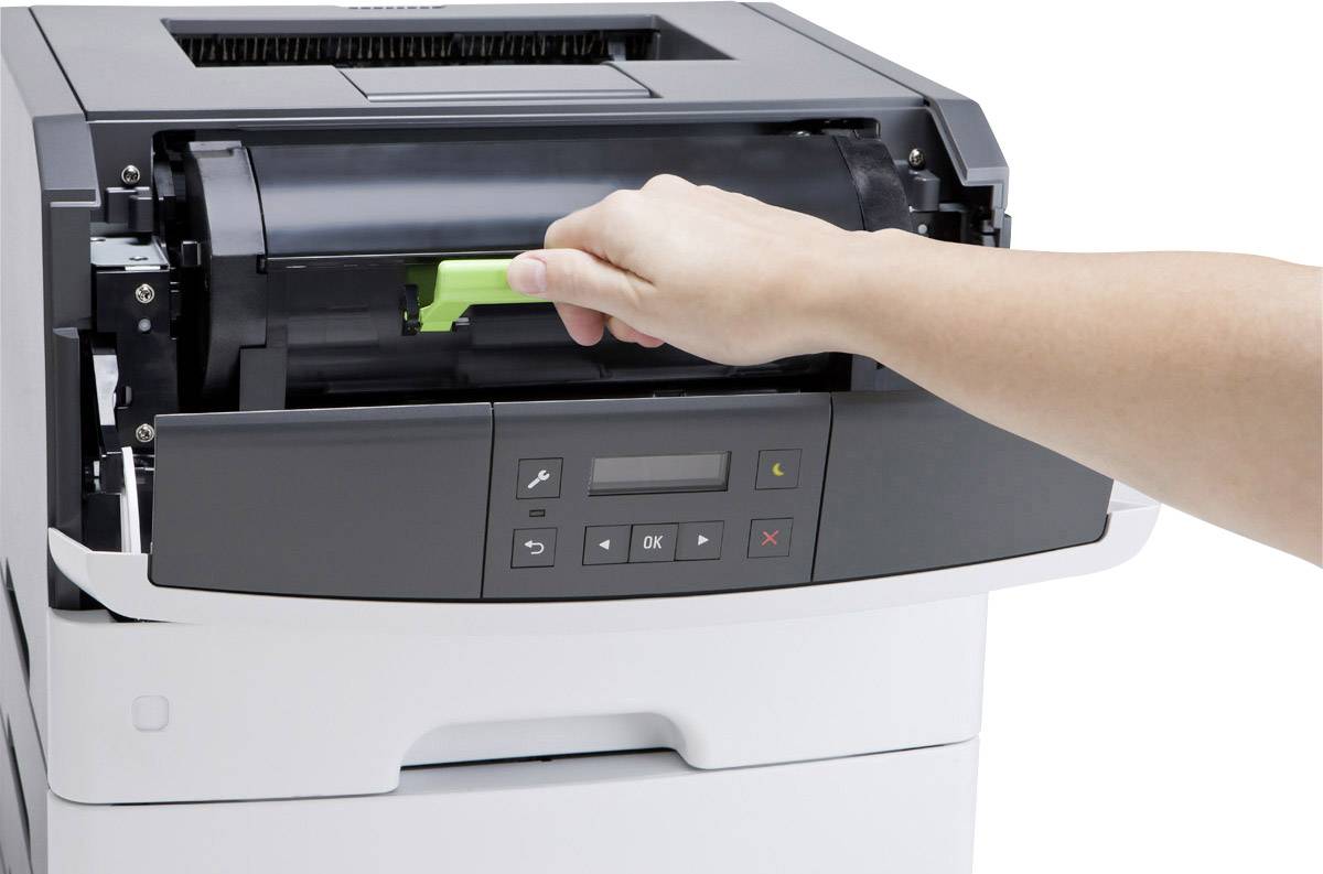 Принтер lexmark ms317dn застряла бумага