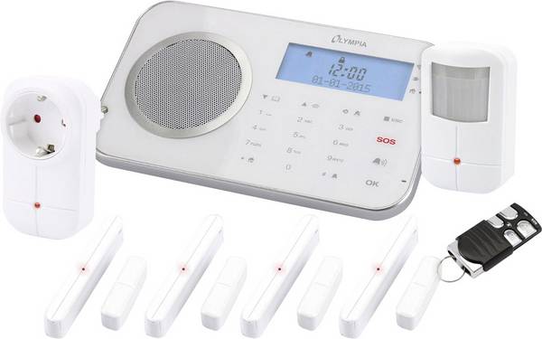 Olympia ProHome 8762 6006 Draadloos alarmsysteem (set) Draadloos alarmsysteem (set)