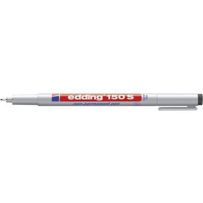 Edding Foliestift 150 S non-permanent pen Zwart 4-150001 