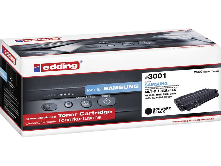 Edding Tonercassette vervangt Samsung MLT-D1052L Compatibel Zwart 2500 bladzijden EDD-3001