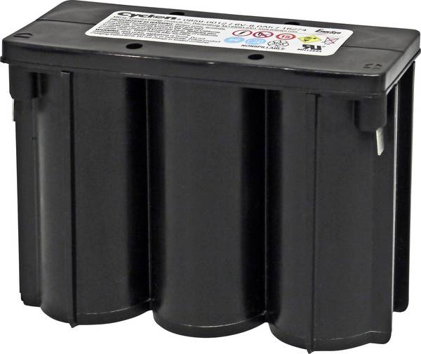 EnerSys Hawker Cyclon E Loodaccu 6 V 8 Ah Loodvlies (AGM) (b x h x d) 139 x 102 x 54 mm Kabelschoen 6.35 mm Onderhoudsvrij, Wikkelcellenuitvoering, Cyclusbestendig, Geringe zelfontlading