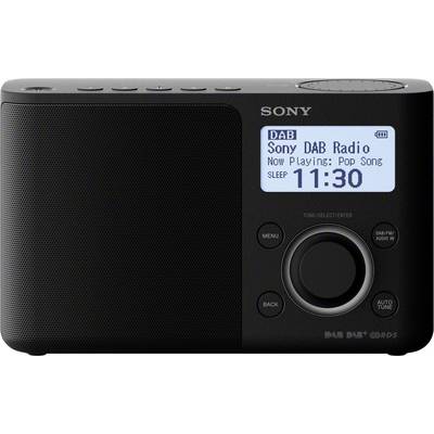 Sony XDR-S61D Transistorradio DAB+, VHF (FM) AUX  Zwart