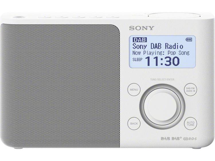 DAB+ Transistorradio Sony XDR-S61D AUX, DAB+, FM Wit