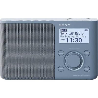 Sony XDR-S61D Transistorradio DAB+, VHF (FM) AUX  Blauw