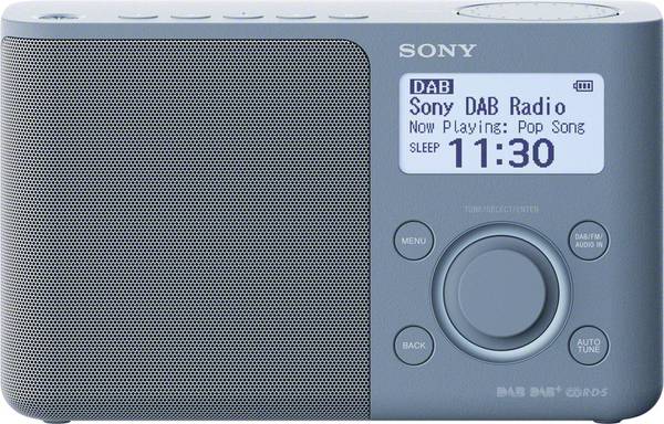 Sony XDRS61D Transistorradio DAB+, FM AUX Blauw Conrad.be