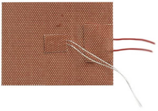 Thermo TECH Silicone Verwarmingsfolie Zelfklevend 24 V/DC, 24 V/AC 75 W Beschermingsklasse IPX7 (l x b) 100 mm x 75 mm