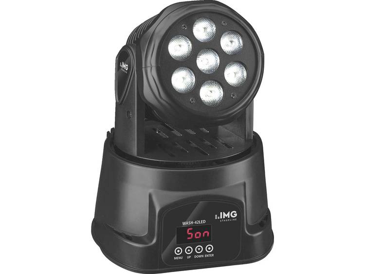 DMX LED-lichteffect IMG STAGELINE WASH-42LED Aantal LEDs:7 stuks 10 W