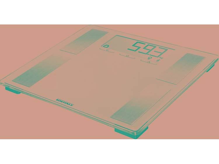 Soehnle Shape Sense Connect 100 Analyse weegschaal Met Bluetooth 180 kg Grijs, Metaal