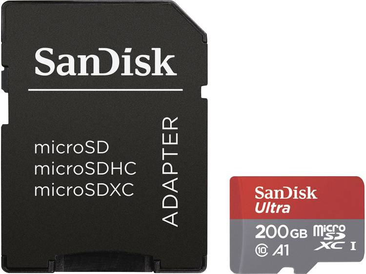 SanDisk MicroSDXC Ultra Android 200GB 100MB-s CL10 A1