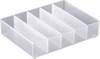 raaco Inzetstuk voor assortimentskoffer (l x b x h) 109 x 79 x 24 mm Aantal vakken: 5 Carton Inhoud 1 stuk(s)
