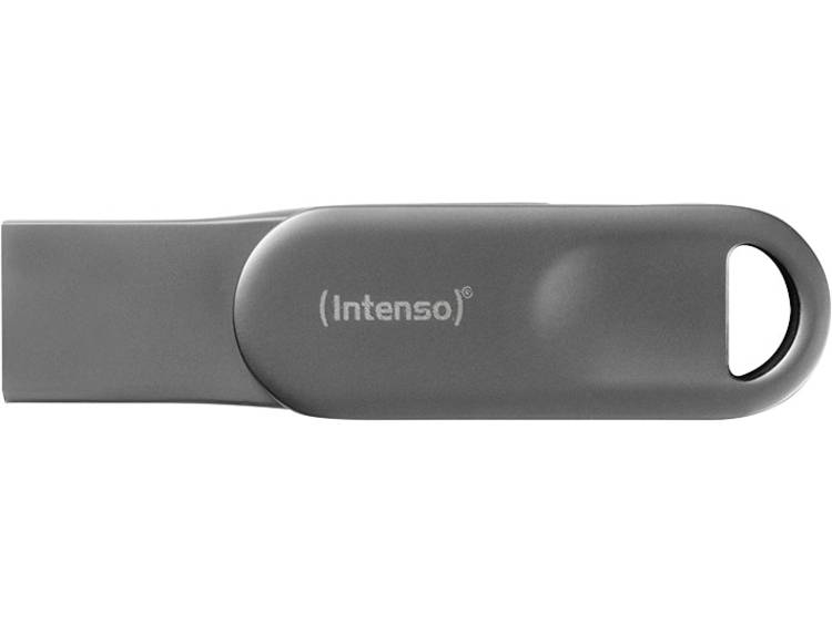 Intenso iMobile Line PRO USB-stick Antraciet 64 GB USB 3.0, Apple Lightning