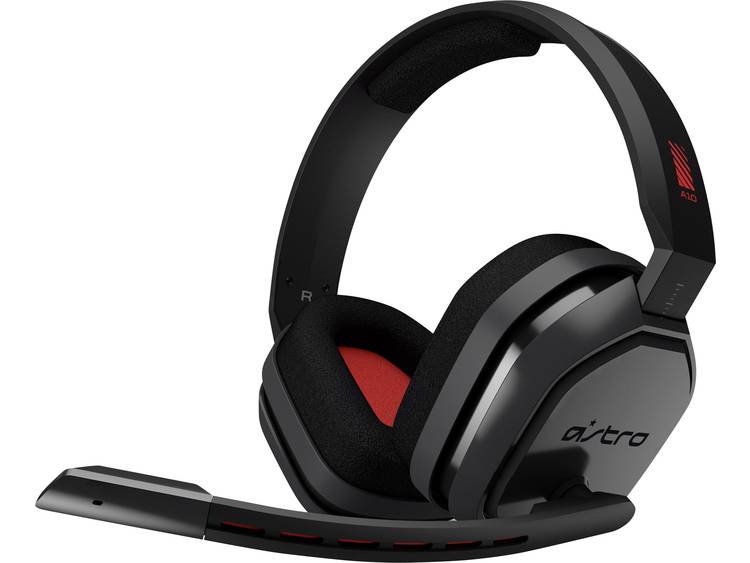 Astro A10 Gaming headset 3.5 mm jackplug Kabelgebonden Over Ear Grijs, Rood