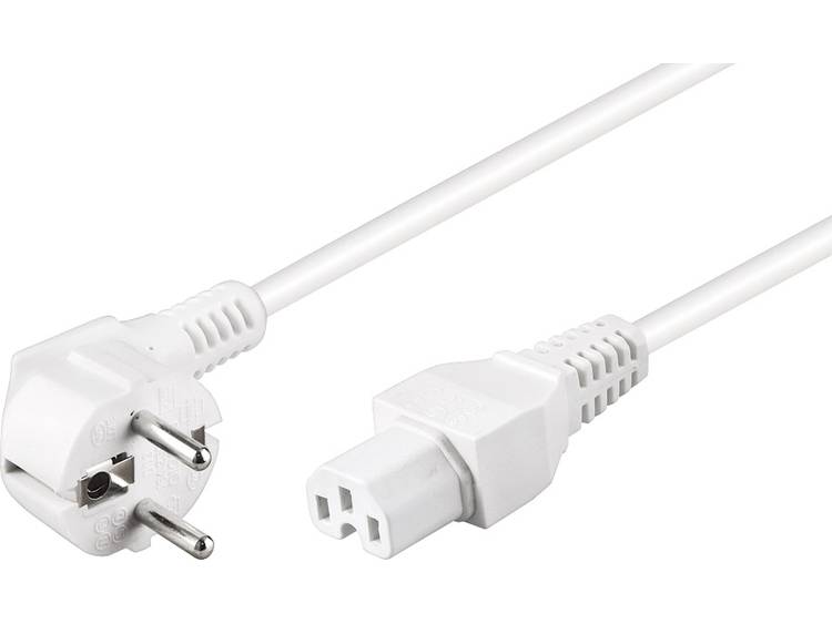 Power cable 2m CEE 7-7 plug > IEC 320-C15 jack Quality4All