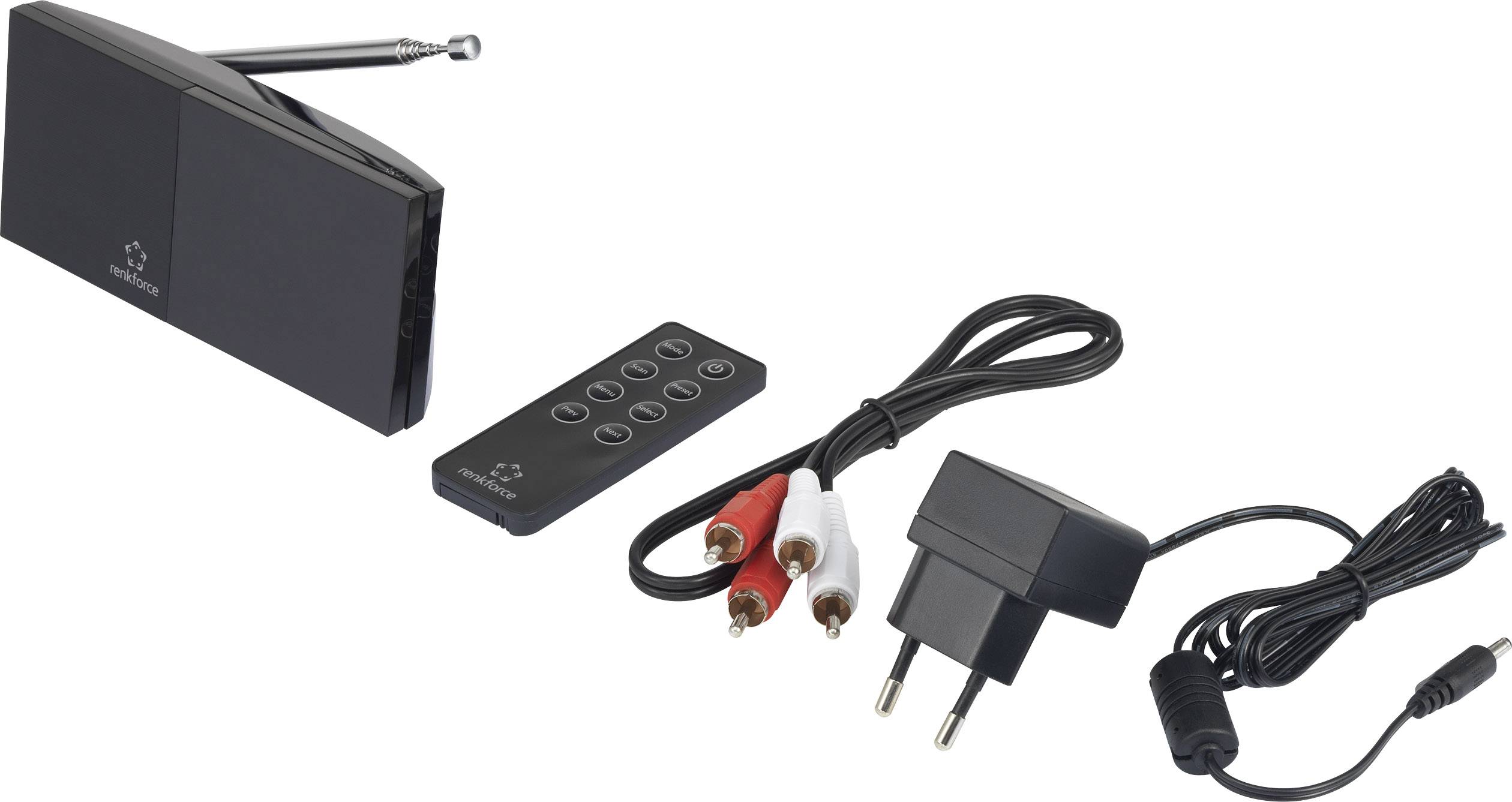 Renkforce RFDABAP Radioadapter DAB+, FM Zwart Conrad.be