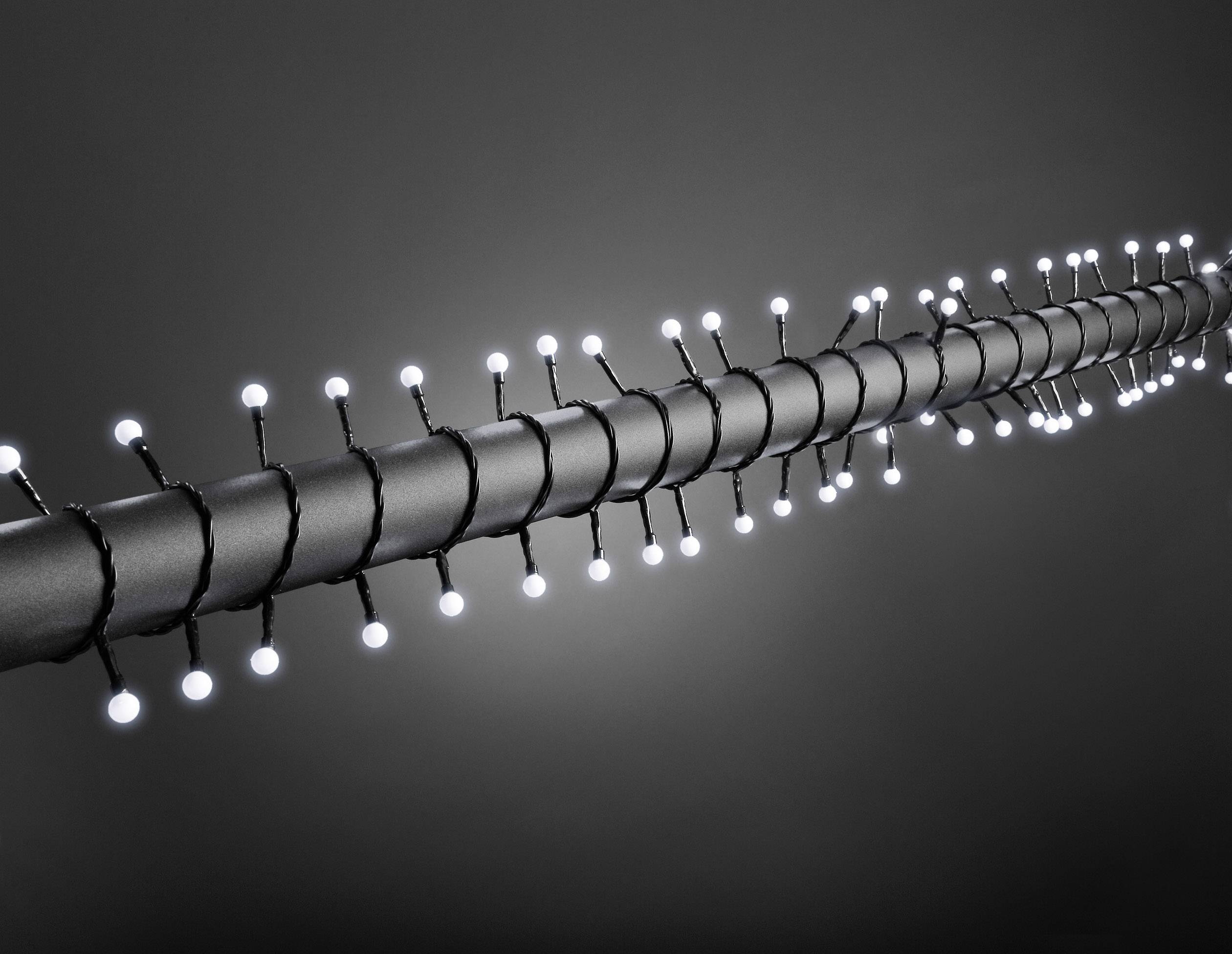 Konstsmide 3695-207 Mini-lichtketting Buiten Energielabel: F (A - G) werkt op het lichtnet Aantal lampen 160 LED Koudwit-1