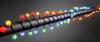Konstsmide 3696-507 Mini-lichtketting Buiten werkt op het lichtnet Aantal lampen 80 LED Meerkleurig Verlichte lengte: 6.32 m