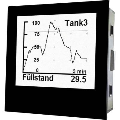Diagram toont Tank 3 vulpeil over 3 minuten. Y-as: Vulpeil 0-100. X-as: Tijd in minuten. Eindstand 29,5 eenheden.