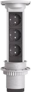 Conrad Kopp 939614013 Inbouwstekkerdoos 3-voudig Aluminium (geborsteld) 1 stuk(s) aanbieding