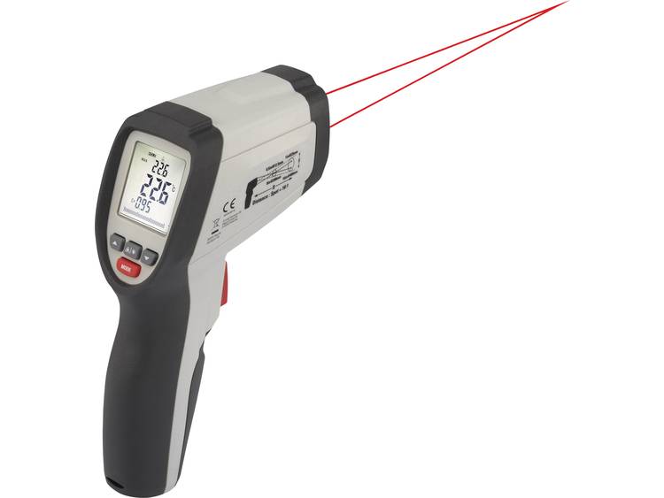 Infrarood-thermometer VOLTCRAFT IR 650-16D Optiek (thermometer) 16:1 -40 tot 650 Â°C Pyrometer Kalib