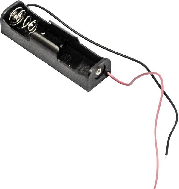 MPD BCAAW Batterijhouder Aantal cellen: 1 AA (penlite) Kabel (l x b x h) 60 x 16 x 14 mm