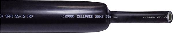 CellPack 127416 Krimpkous met lijm Zwart 8 mm 2 mm Krimpverhouding:3:1 1 stuk(s)