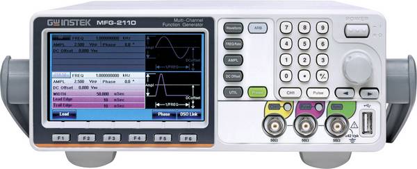 GW Instek MFG-2110 Functiegenerator  1 µHz - 10 MHz 1-kanaals  Arbitrair, Sinus, Blok, Driehoek, Puls