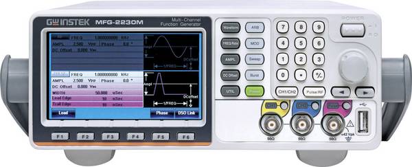 GW Instek MFG-2230M Functiegenerator  1 µHz - 30 MHz 2-kanaals Arbitrair, Sinus, Blok, Driehoek, Puls