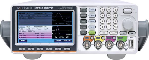 GW Instek MFG-2160MR Functiegenerator  1 µHz - 60 MHz 1-kanaals  Arbitrair, Sinus, Blok, Driehoek, Puls