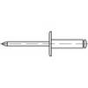 TOOLCRAFT 160149 Open popnagel (Ø x l) 4 mm x 12 mm Aluminium Staal 500 stuk(s)