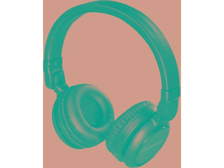 Bluetooth Koptelefoon Thomson WHP-6007 B On Ear Headset, Volumeregeling Zwart