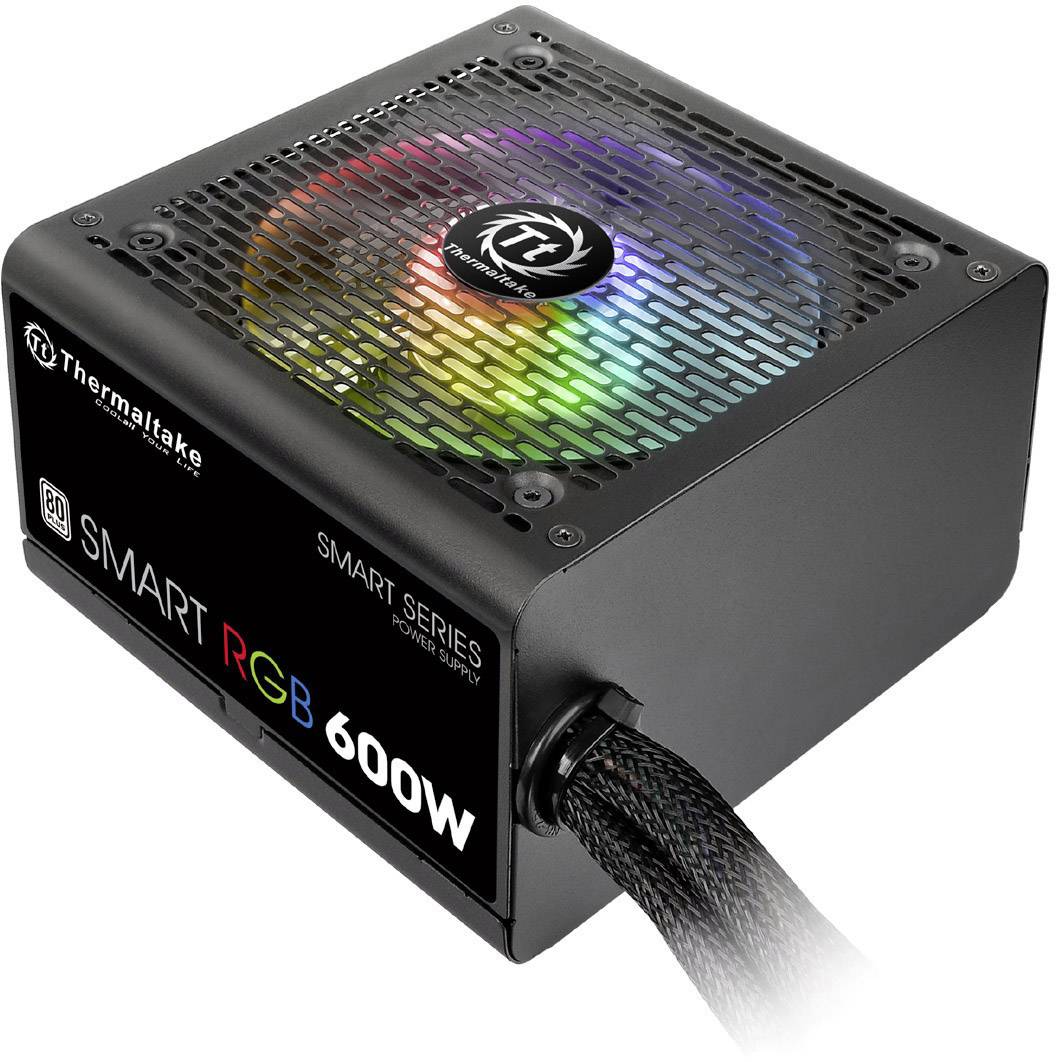 Thermaltake Smart RGB PC-netvoeding 600 W ATX 80 Plus-1