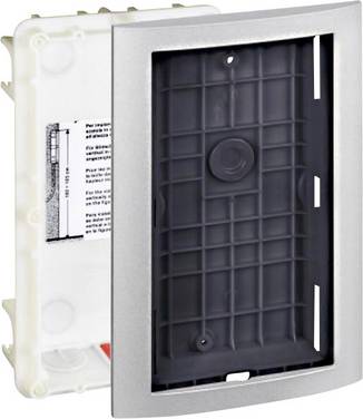 Legrand 905.199  Inbouw-behuizing voor Video-deurintercom   Zwart, Zilver