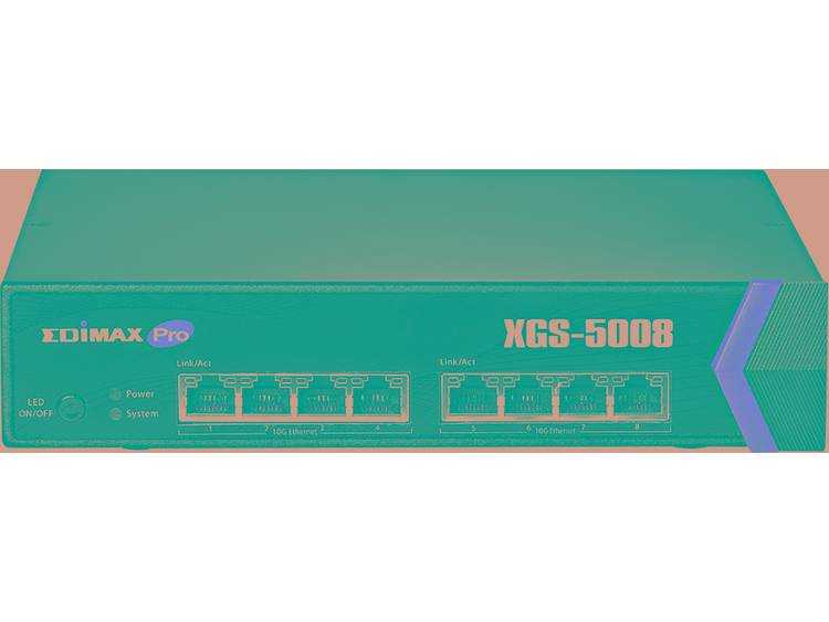 EDIMAX Pro XGS-5008 10GbE Gigabit Ethernet 8-Port Web Smart Switch Netwerk switch RJ45 8 poorten