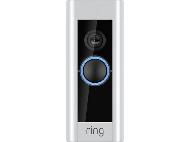 ring 4462223 Buitenunit voor WiFi deurbel met video WiFi 1 gezinswoning Satijn-nikkel