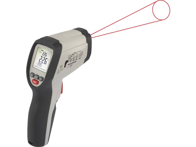 VOLTCRAFT IR 800-20C Infrarood-thermometer Optiek (thermometer) 20:1 -40 tot 800 Â°C Pyrometer Kalib