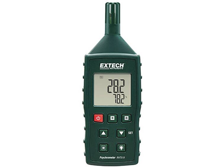 Luchtvochtigheidsmeter (hygrometer) Extech RHT510 10 % Hrel 95 % Hrel Kalibratie conform: Fabrieksst