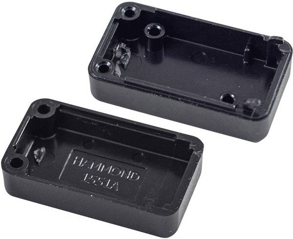 Hammond Electronics  1551ABK Universele behuizing 15 x 20 x 35  ABS  Zwart 1 stuk(s)