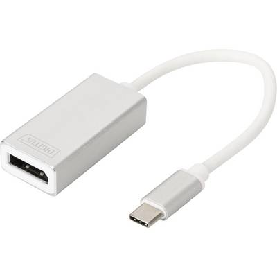Digitus DA-70844 DisplayPort / USB 3.2 Gen 1 (USB 3.0) Adapter [1x USB 3.2 Gen 1 stekker C (USB 3.0) - 1x DisplayPort bu-0