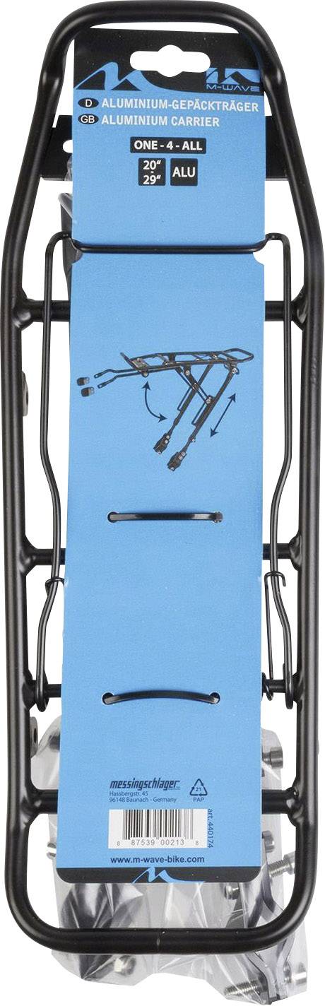 Achterdrager 20-29" M-Wave One-4-All - zwart-1