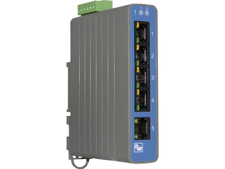 IndustriÃ«le switch unmanaged Wachendorff Ethernet Switch, 5 Ports ETHSW50K Aantal ethernet-poorten 