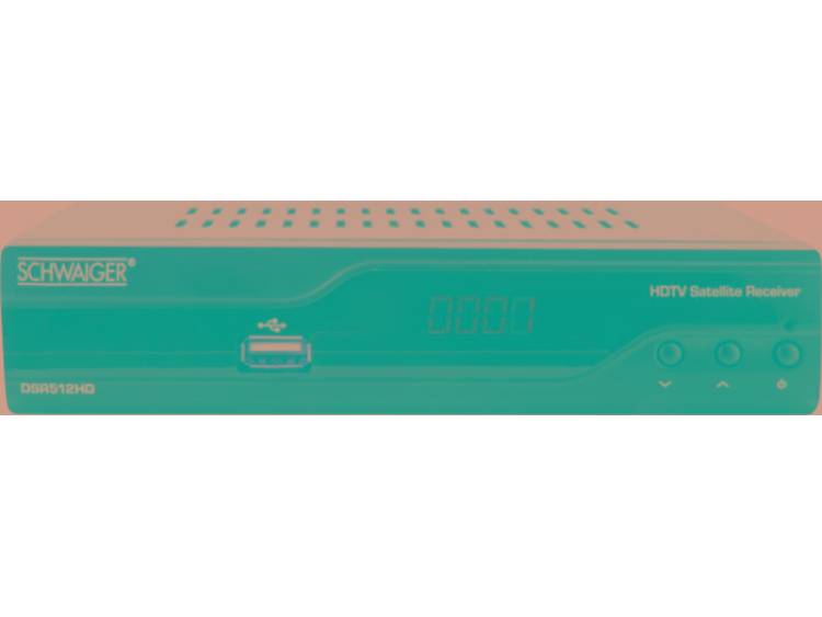 Schwaiger DSR512 HD HD-satellietreceiver Front-USB