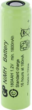 GP GPIND180AAHB Oplaadbare AA batterij (penlite) NiMH 1800 mAh 1.2 V 1 stuk(s)