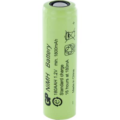 Productie Wetenschap Toepassen GP Batteries GP180AAH Oplaadbare AA batterij (penlite) NiMH 1800 mAh 1.2 V  1 stuk(s) kopen ? Conrad Electronic