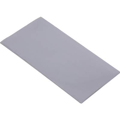 Grijze rechthoekige rubberen mat, plat liggend, zonder herkenbare opdrukken of texturen.