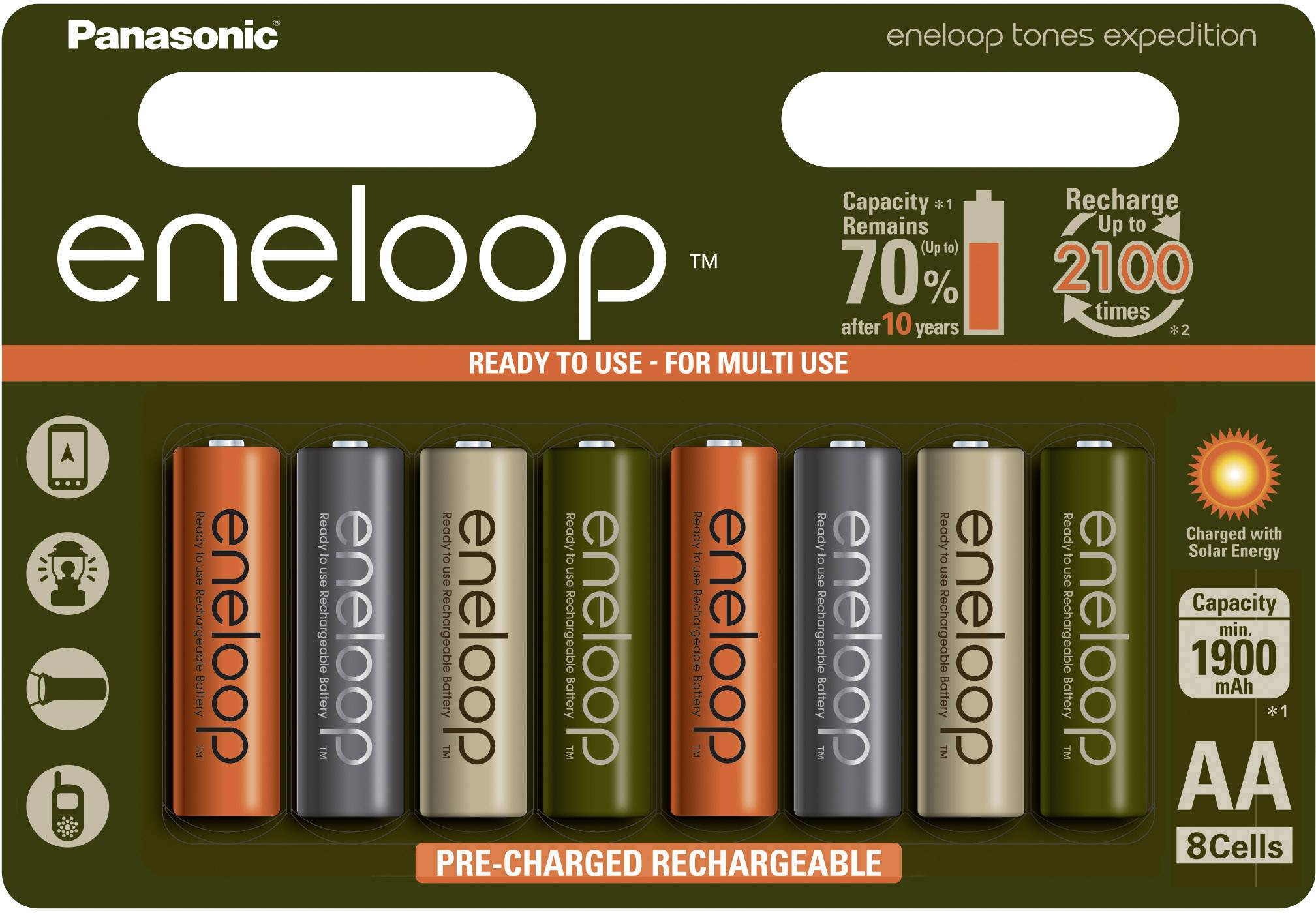 Panasonic eneloop Expedition Limited-Edition, HR06 Oplaadbare AA