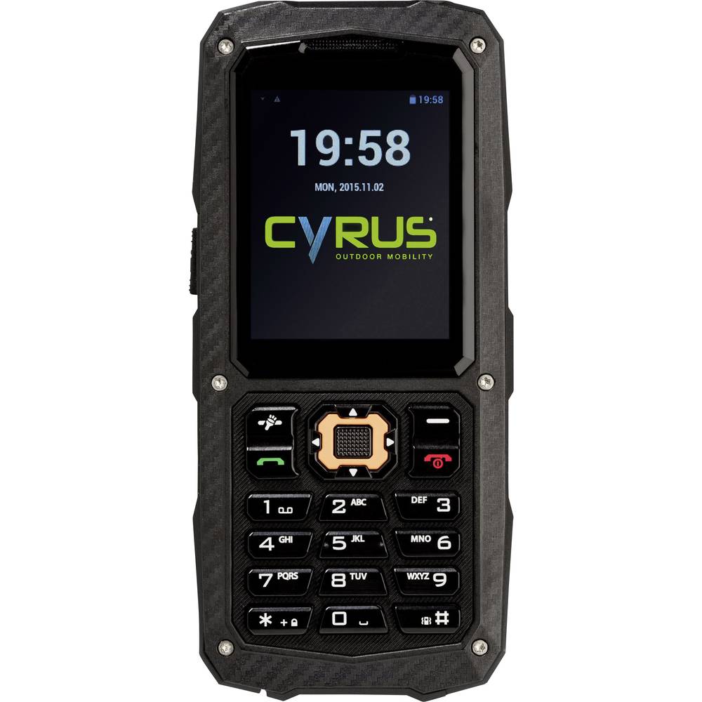 Cyrus CM8 Solid Outdoor telefoon Zwart