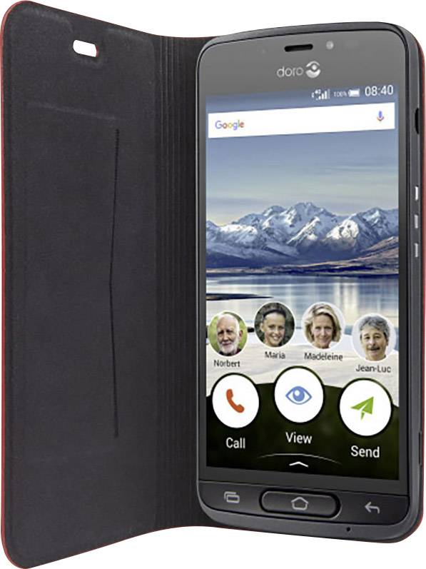 doro Flip Cover GSM flip cover Geschikt voor model (GSM's) Doro 8040 Rood Conrad.nl