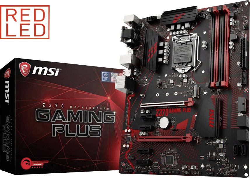 MSI Z370 GAMING PLUS Moederbord Socket Intel 1151v2 Vormfactor ATX